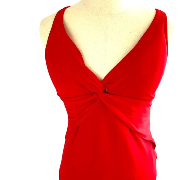 Bleu Rod Beattie NWT Hot Red One-piece Swimsuit - Picture 2 of 9